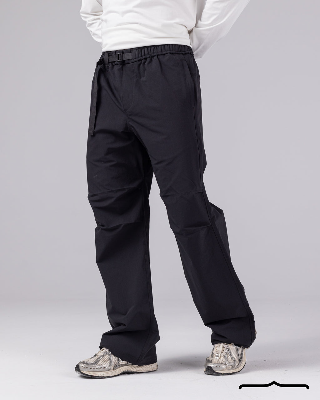 Belted Pants in Black