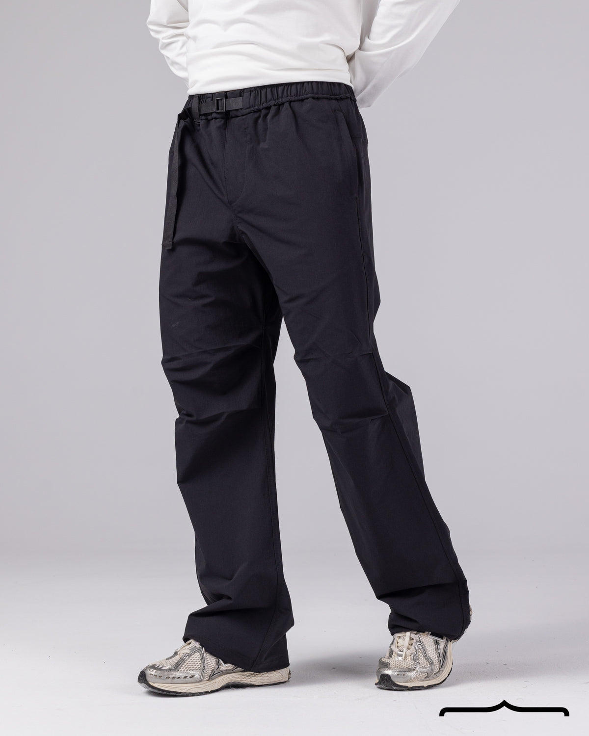 Belted Pants in Black