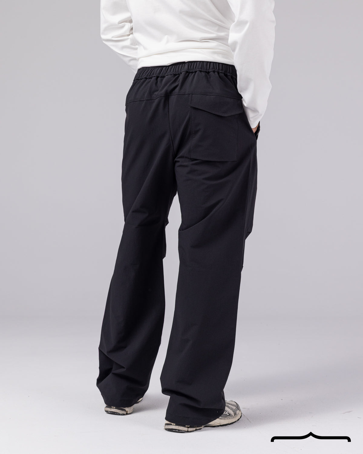 Belted Pants in Black