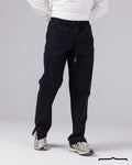 Side Zipper Pants in Black