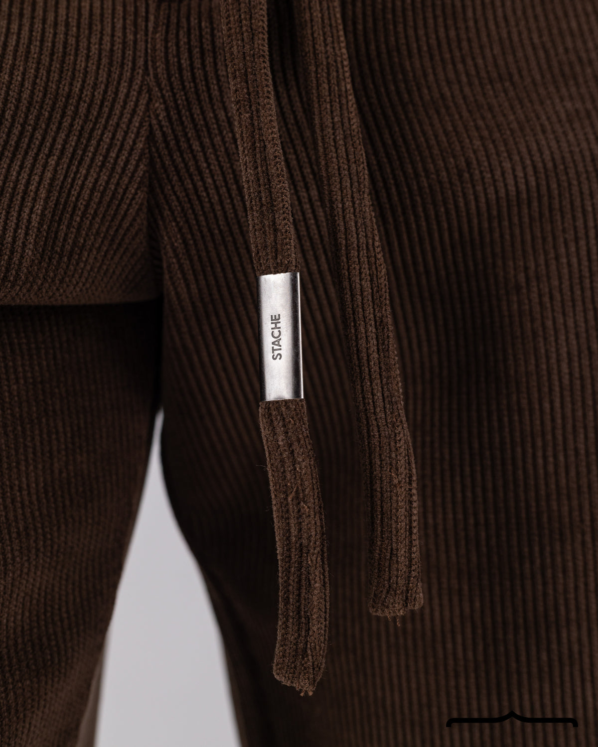 Textured Pants Set in Brown