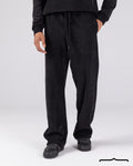 Textured Pants Set in Black