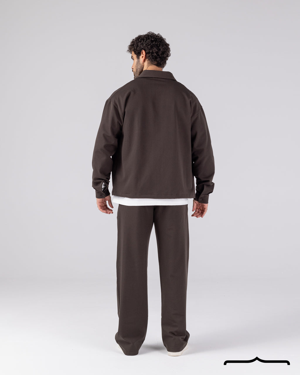 Signature Shacket in Brown