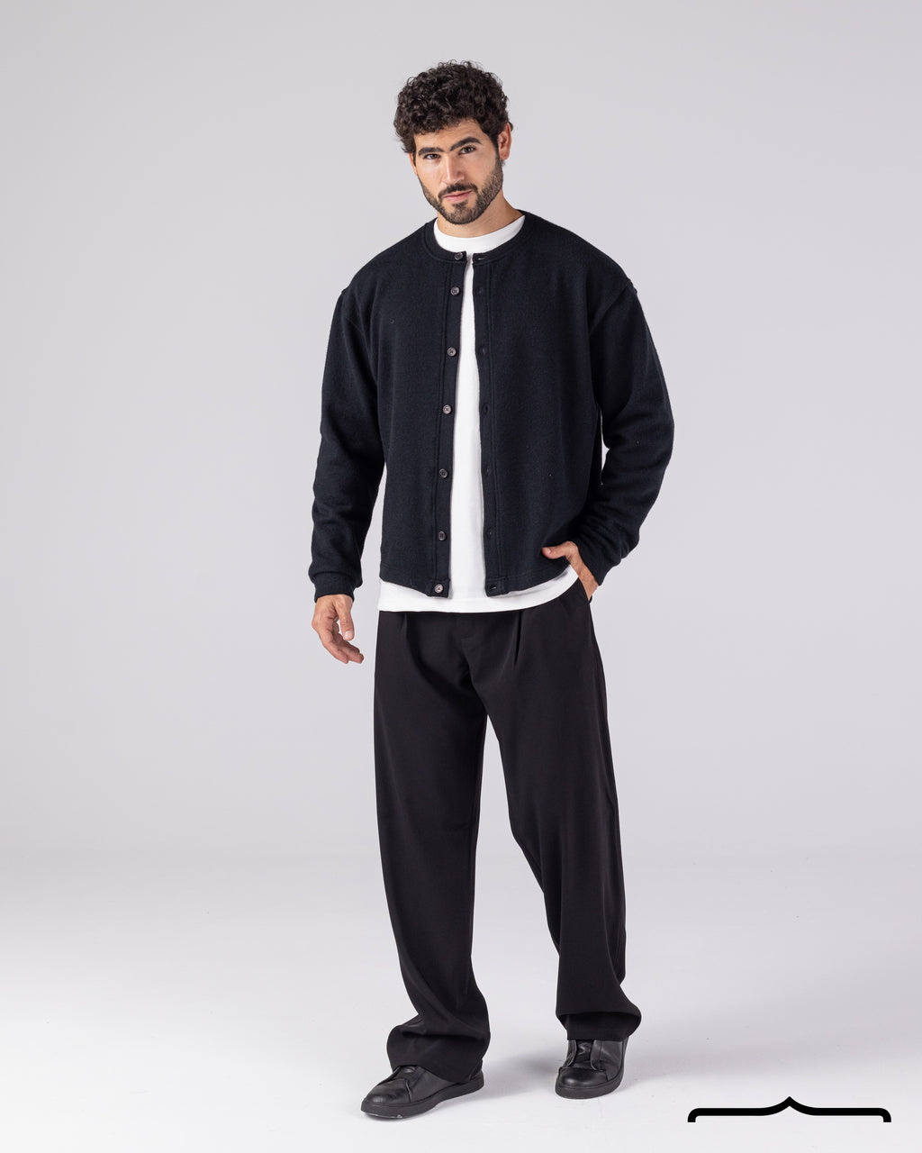 Cardigan with Buttons Volume 2 in Black