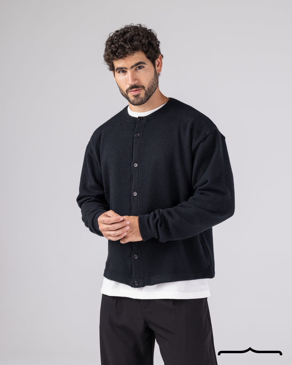 Cardigan with Buttons Volume 2 in Black