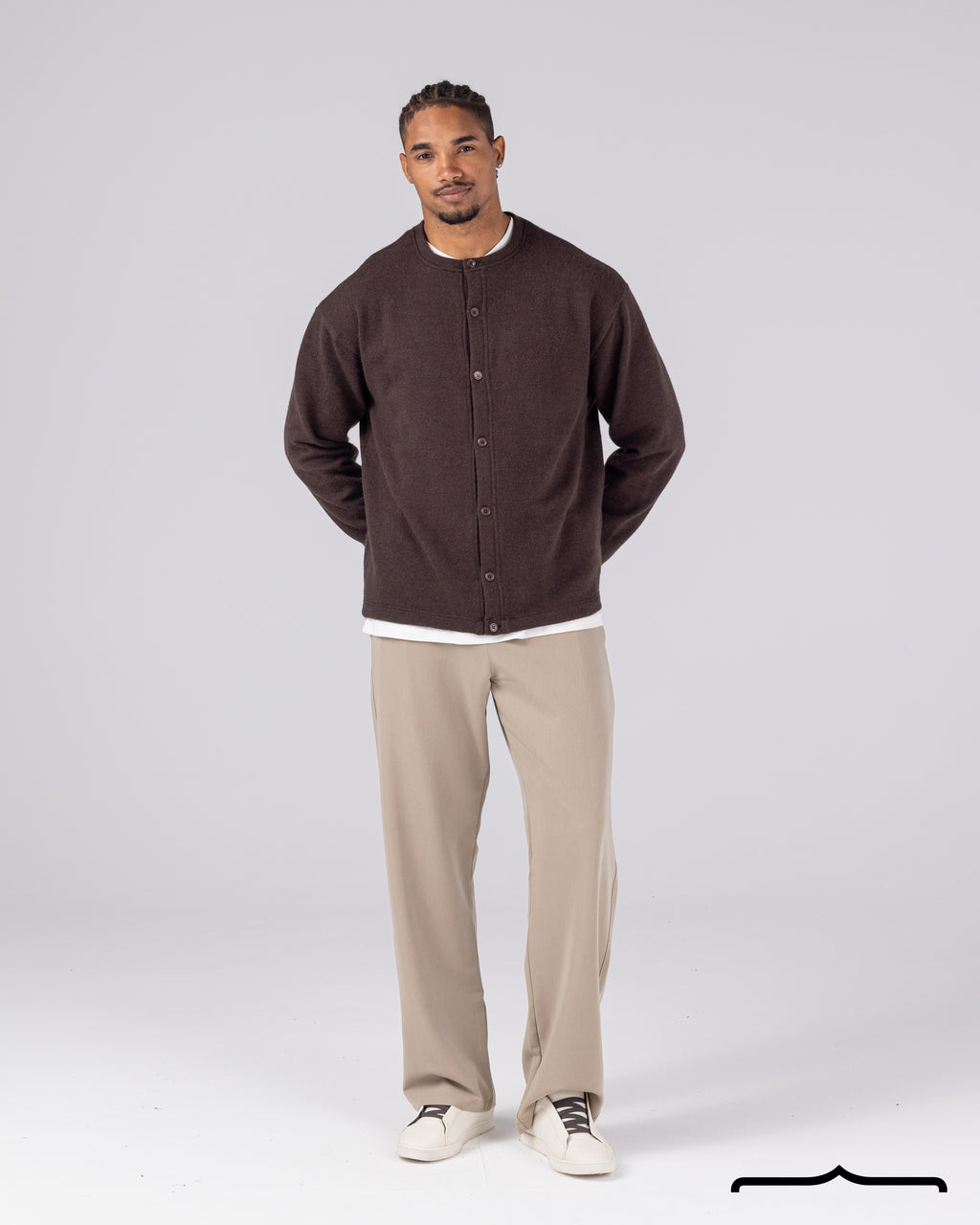 Cardigan with Buttons Volume 2 in Brown