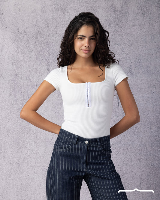 Ribbed Bodysuit 