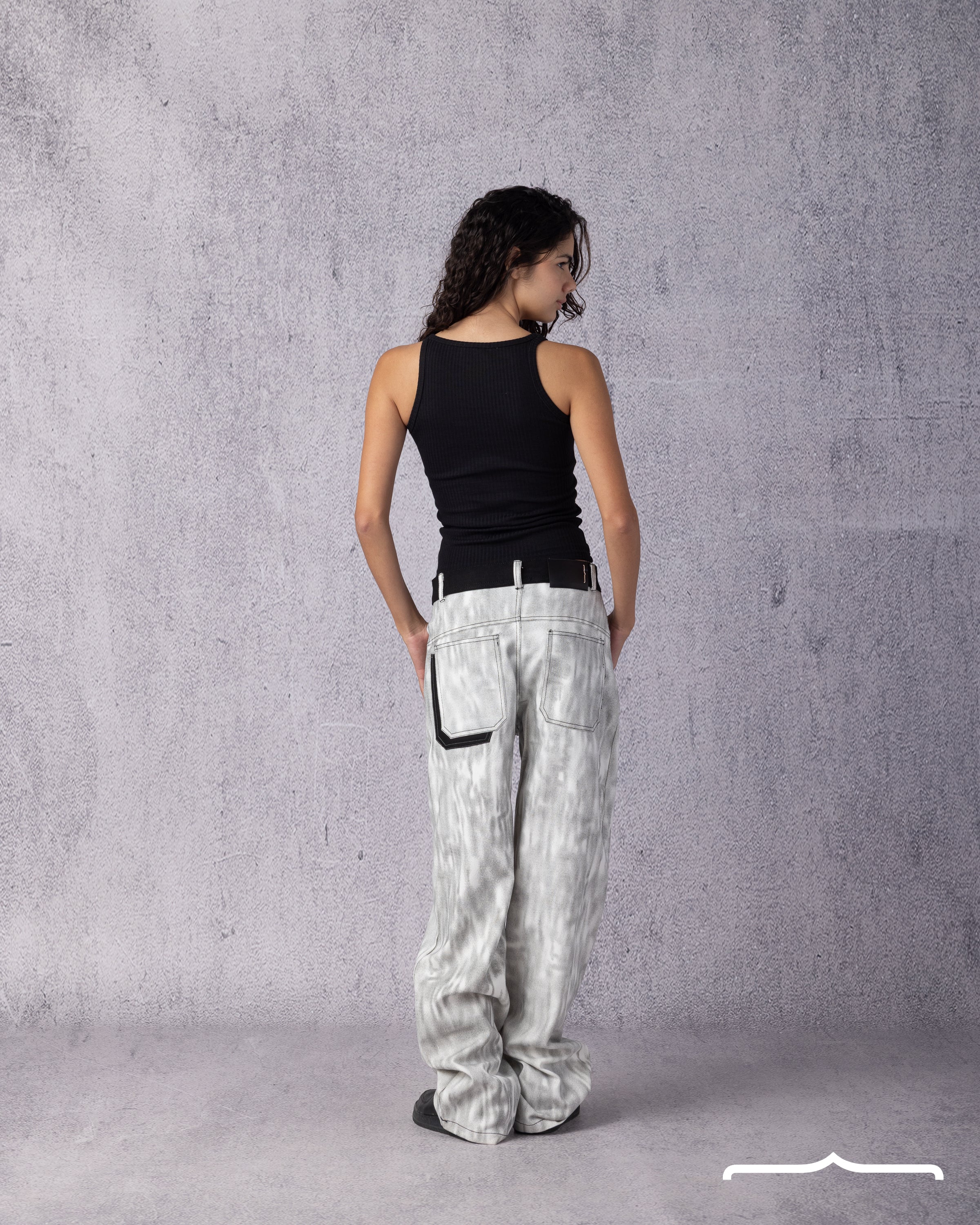 Washed Grey Denim
