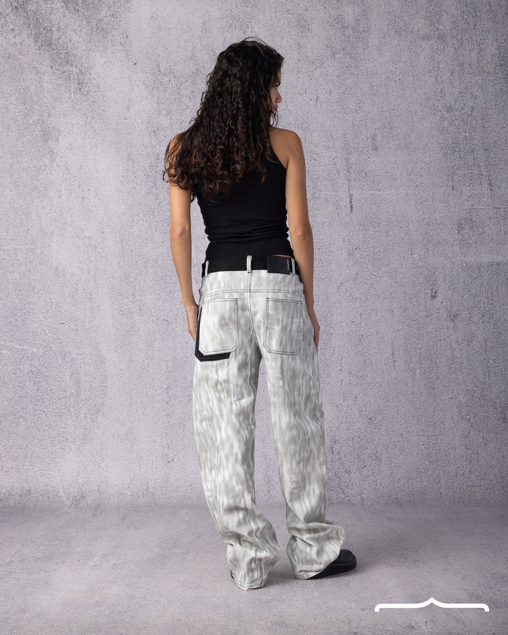 Washed Grey Denim