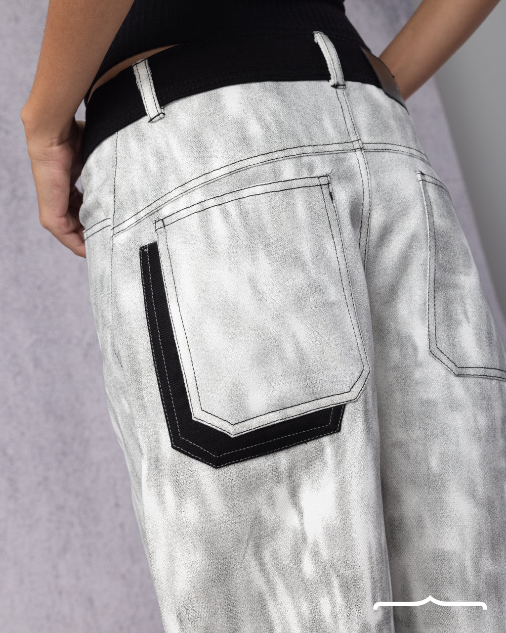 Washed Grey Denim