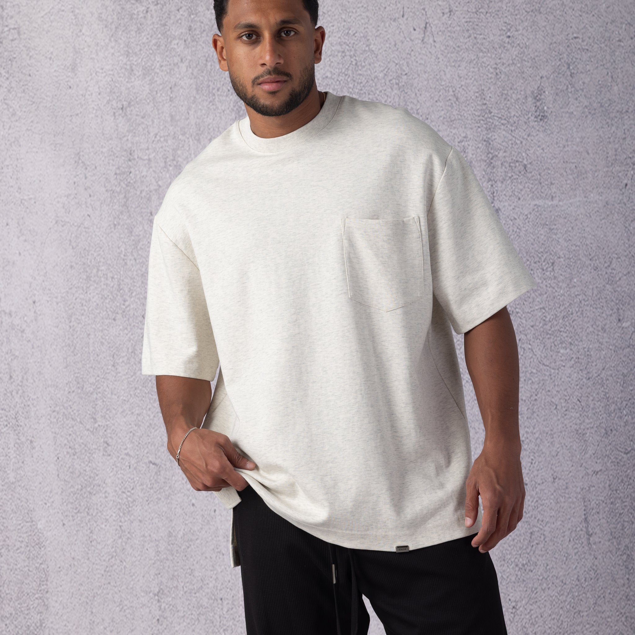 Urban Oversize T-shirt in Light Grey