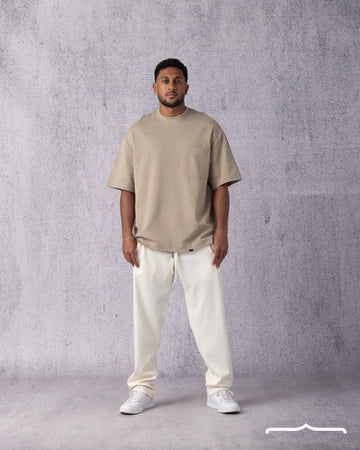 Urban Oversize T-shirt in Beige