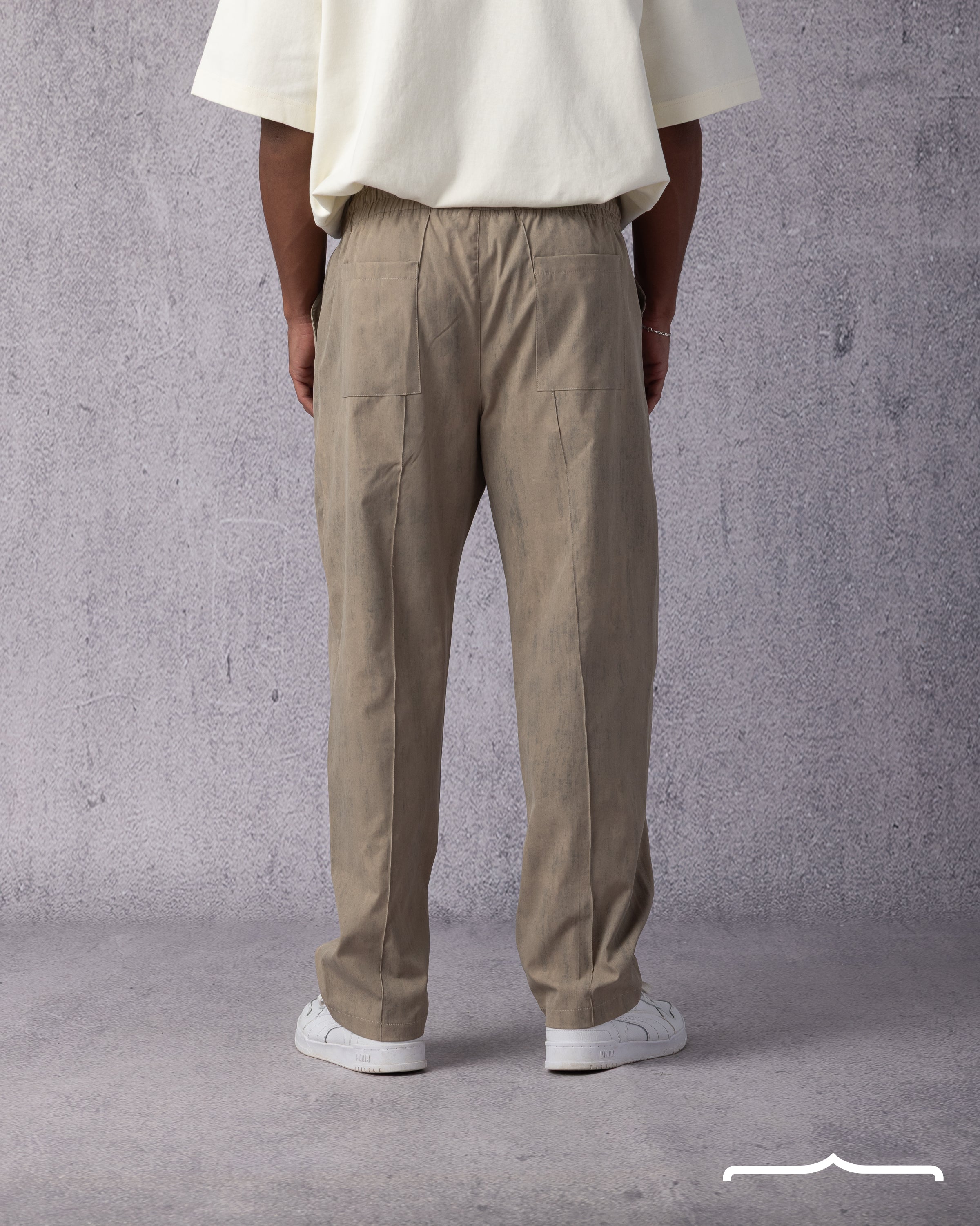 Drawstring Pants Volume 2 in Washed Beige