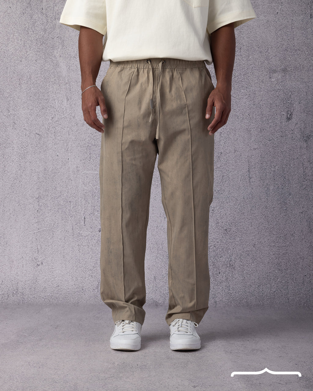 Drawstring Pants Volume 2 in Washed Beige