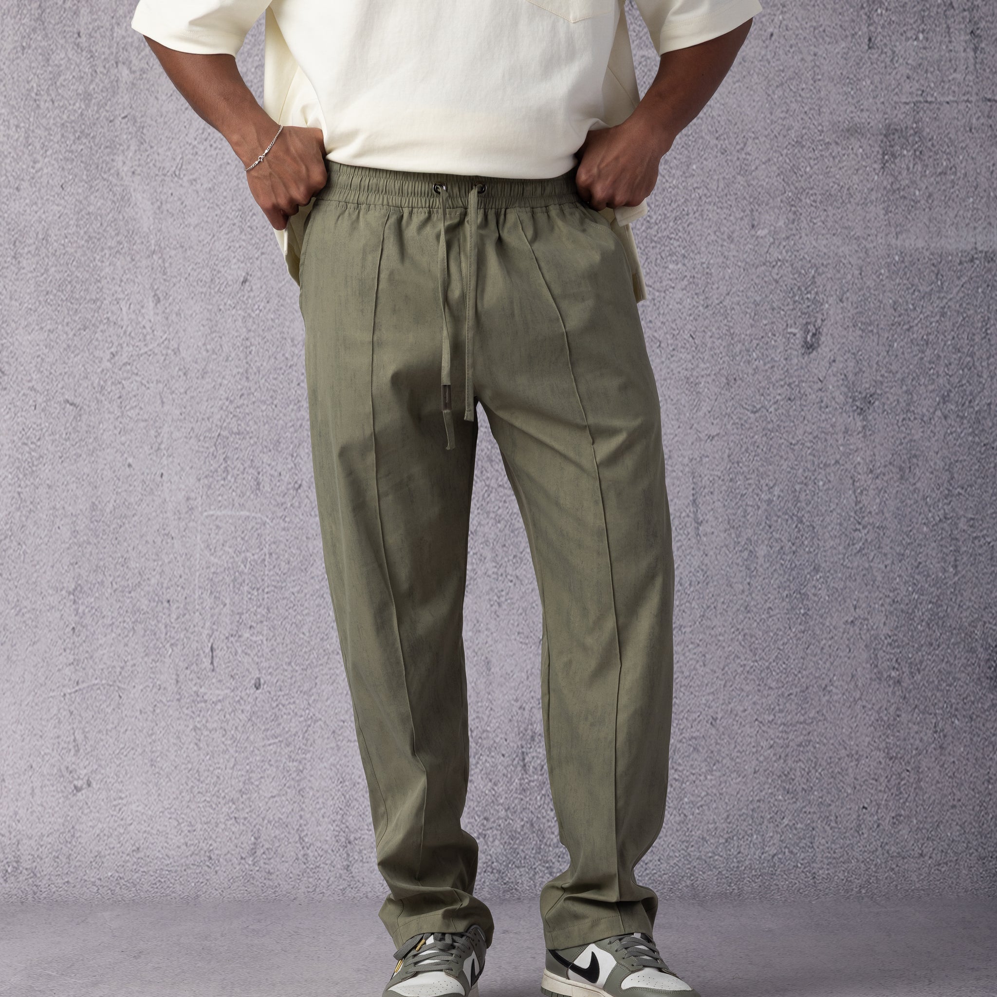 Drawstring Pants Volume 2 in Washed Olive