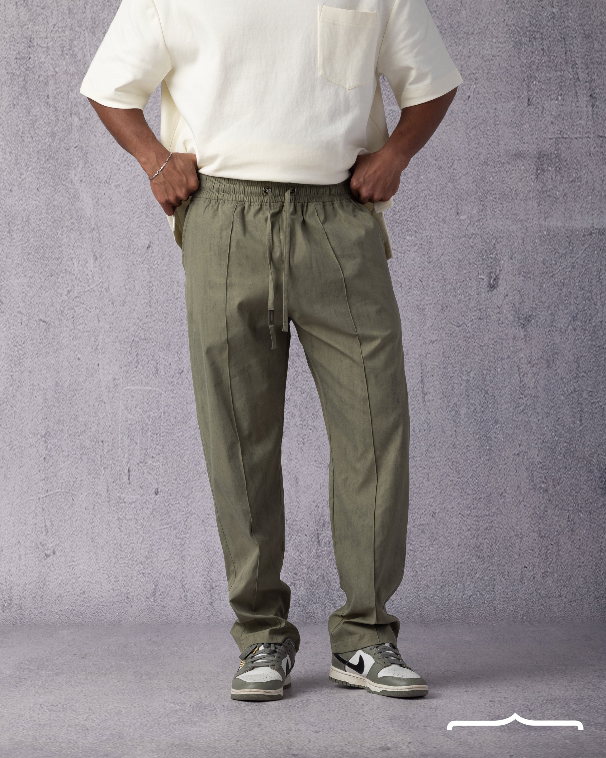 Drawstring Pants Volume 2 in Washed Olive