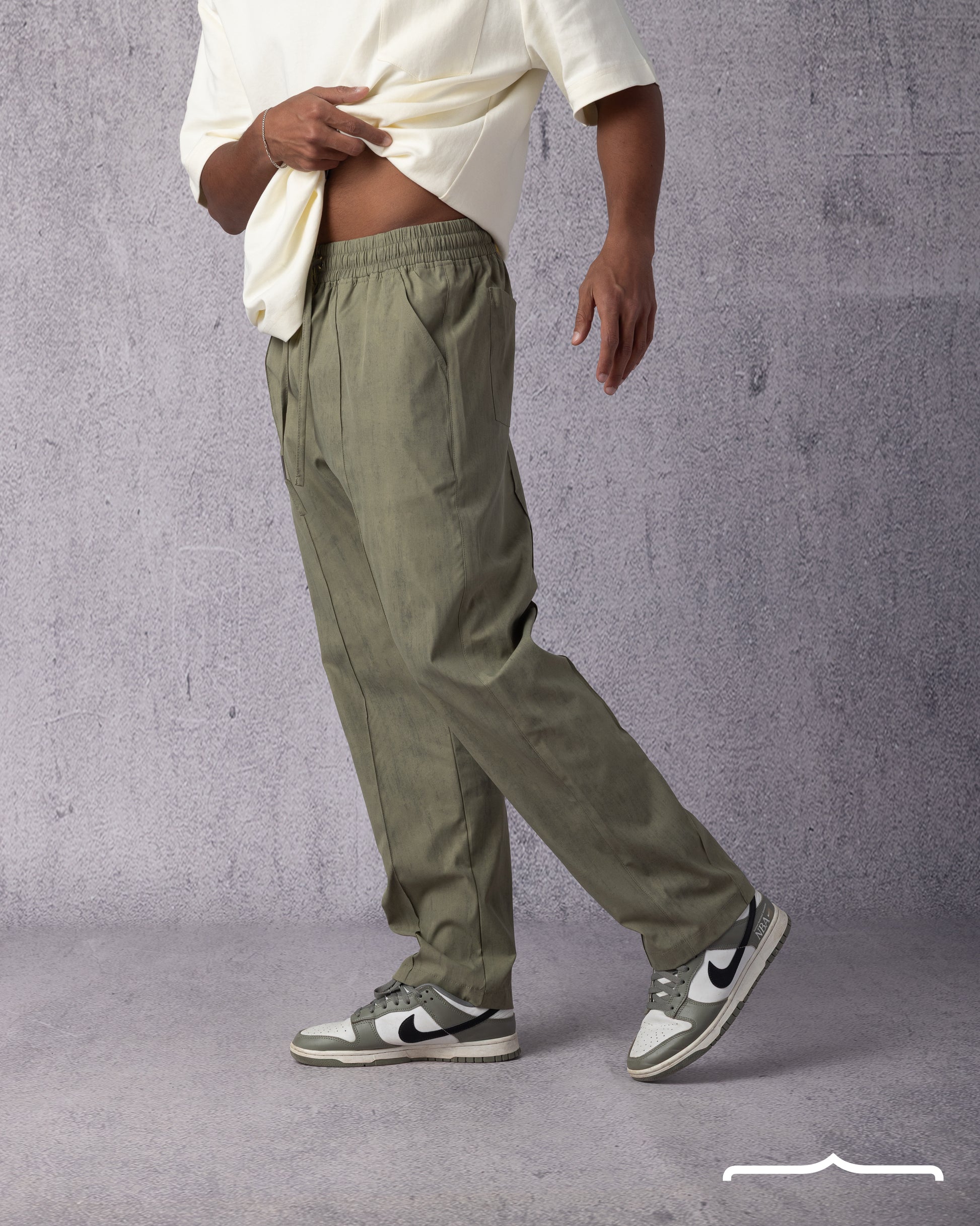 Drawstring Pants Volume 2 in Washed Olive