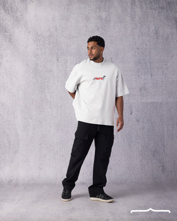 Sausage Dog Oversize T-shirt in White