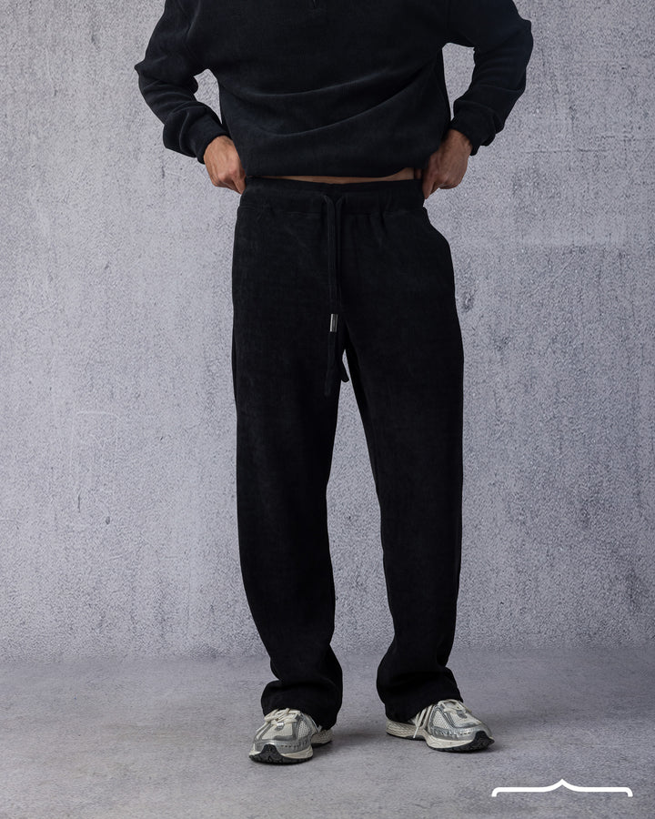 Textured pants in Black Volume 3