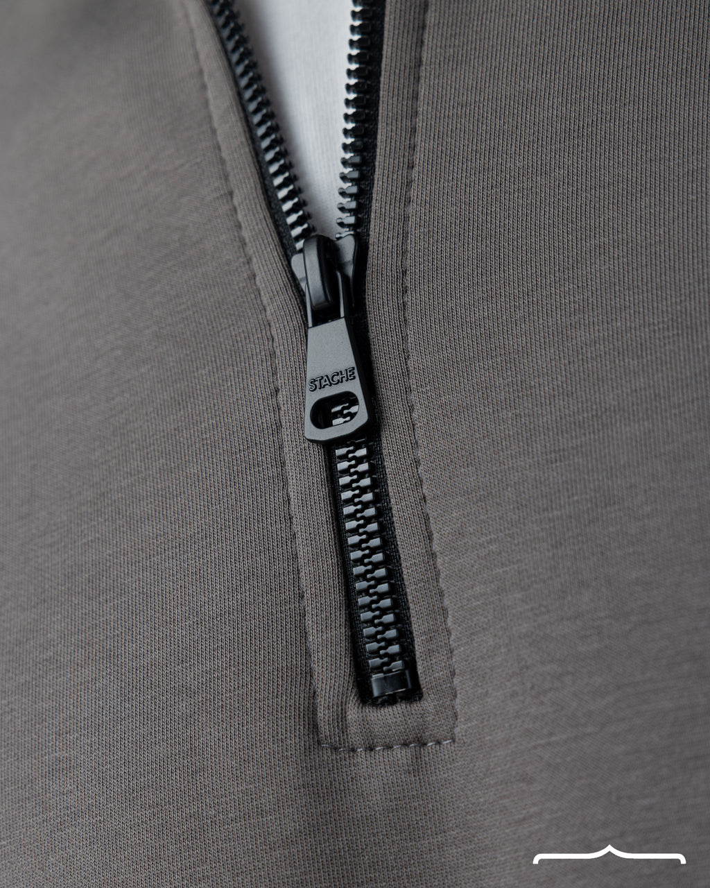 Zip-Collar Sweatshirt in Light Brown for men from stache egypt online
