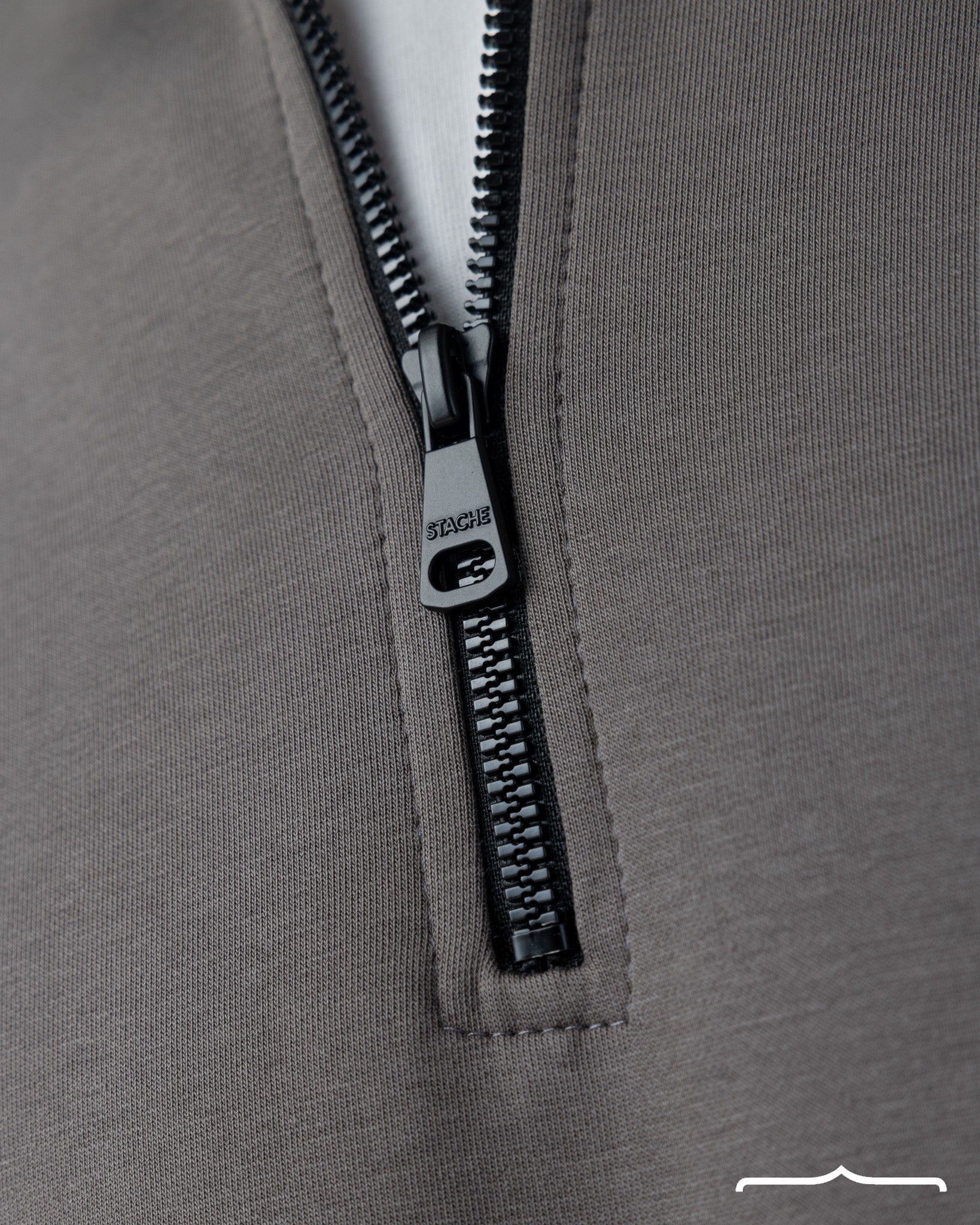 Zip-Collar Sweatshirt in Light Brown for men from stache egypt online