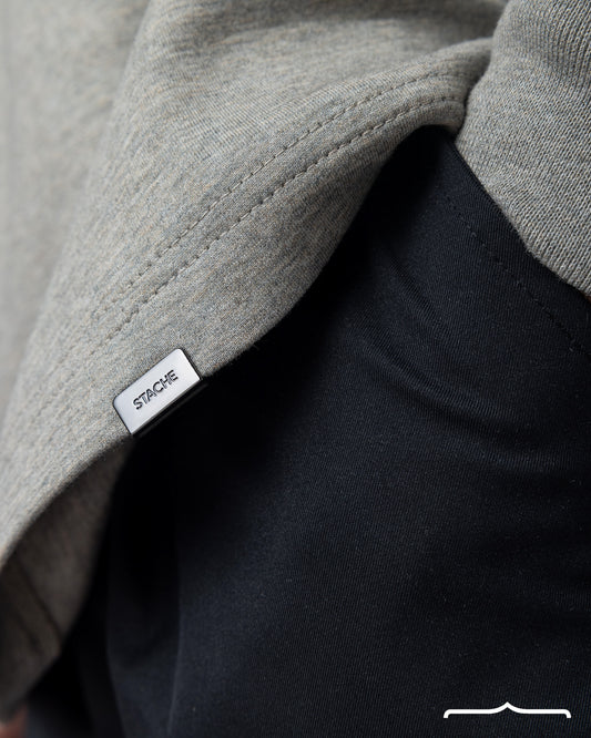 Crew Neck Sweatshirt in Light Grey Volume 2