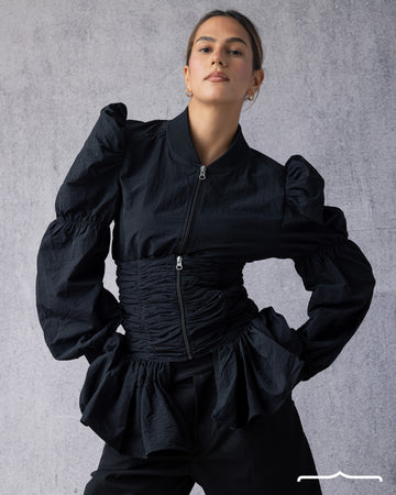 The Structured Puff Shirt