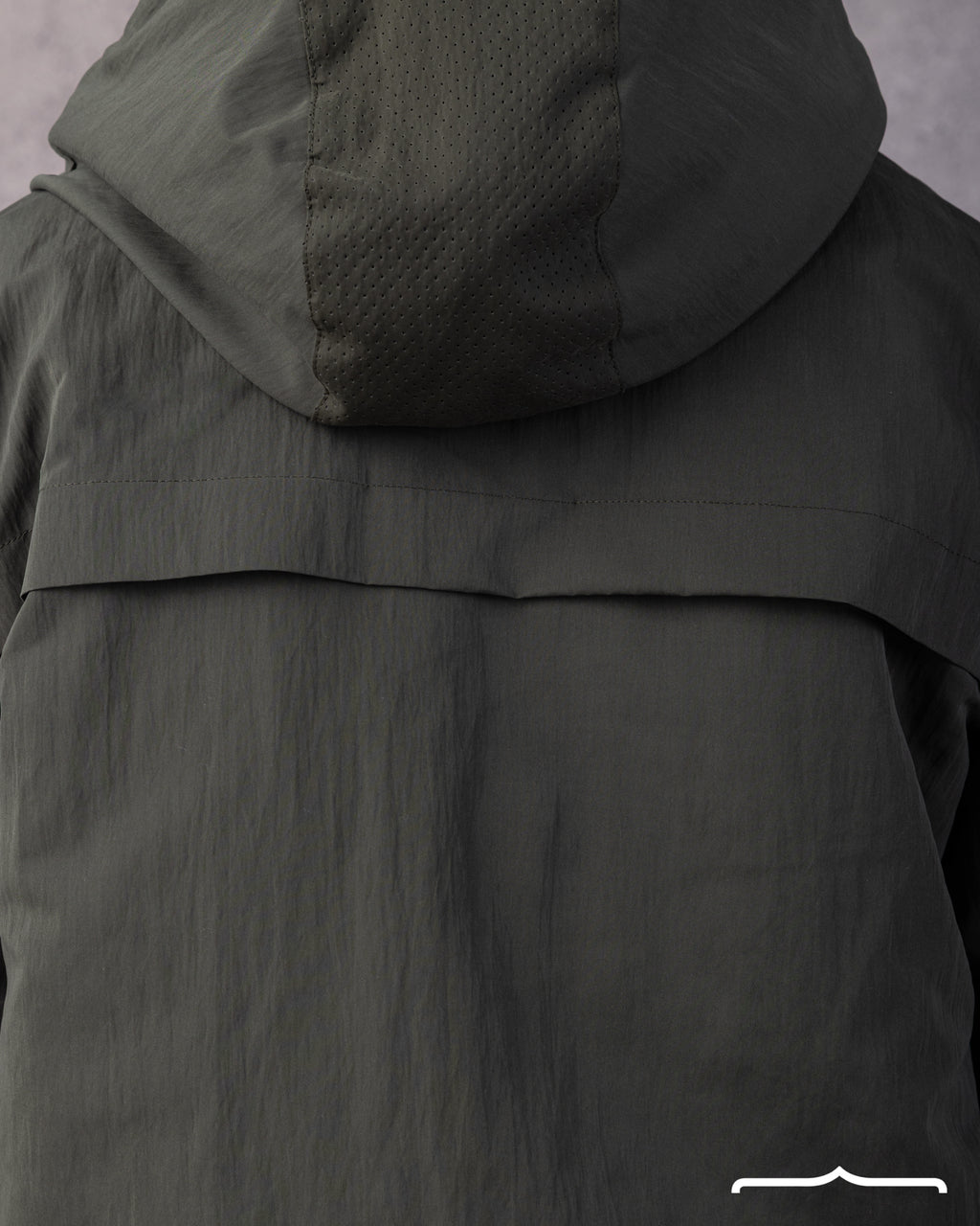 Hooded Puffer Waterproof Jacket in Olive