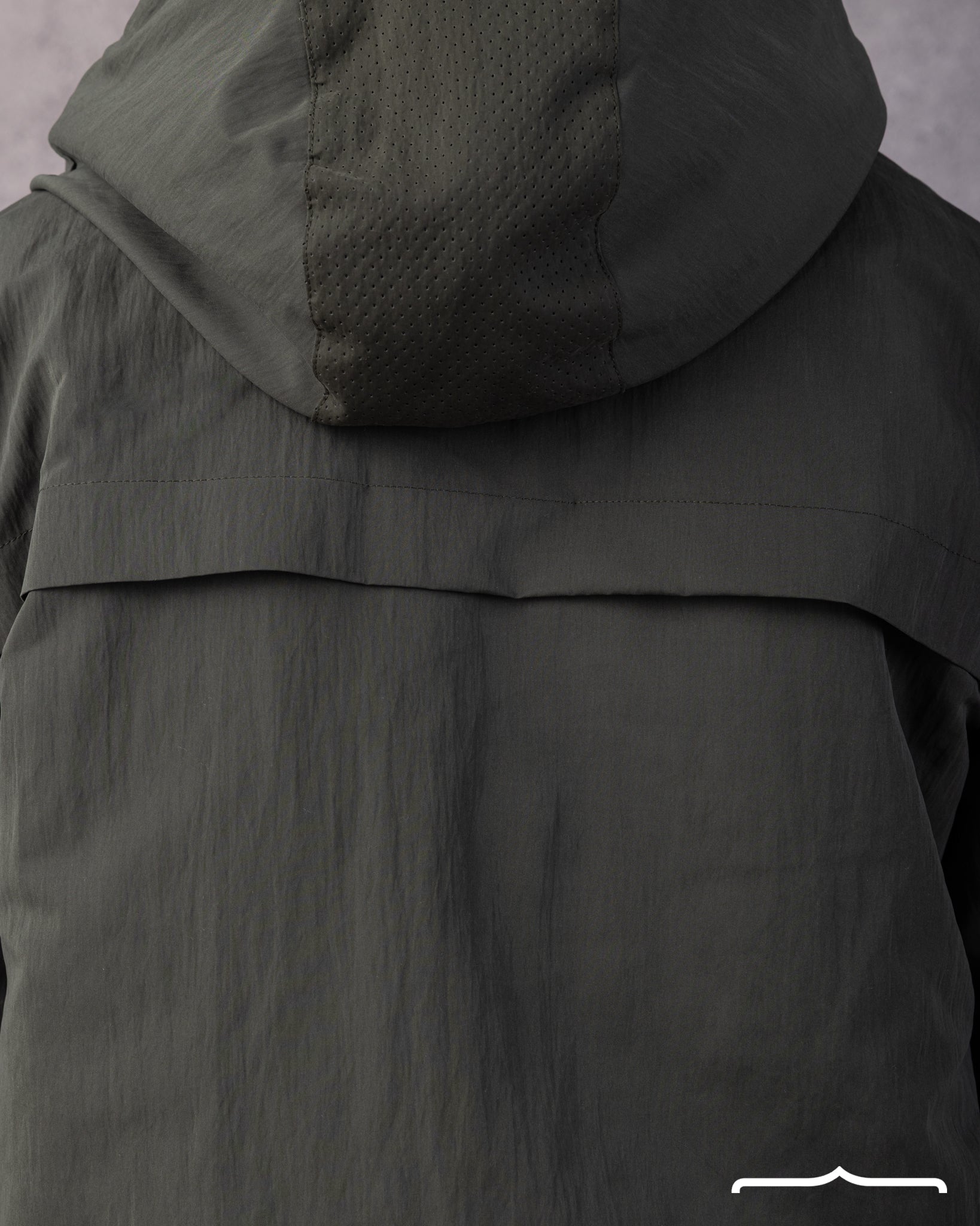 Hooded Puffer Waterproof Jacket in Olive