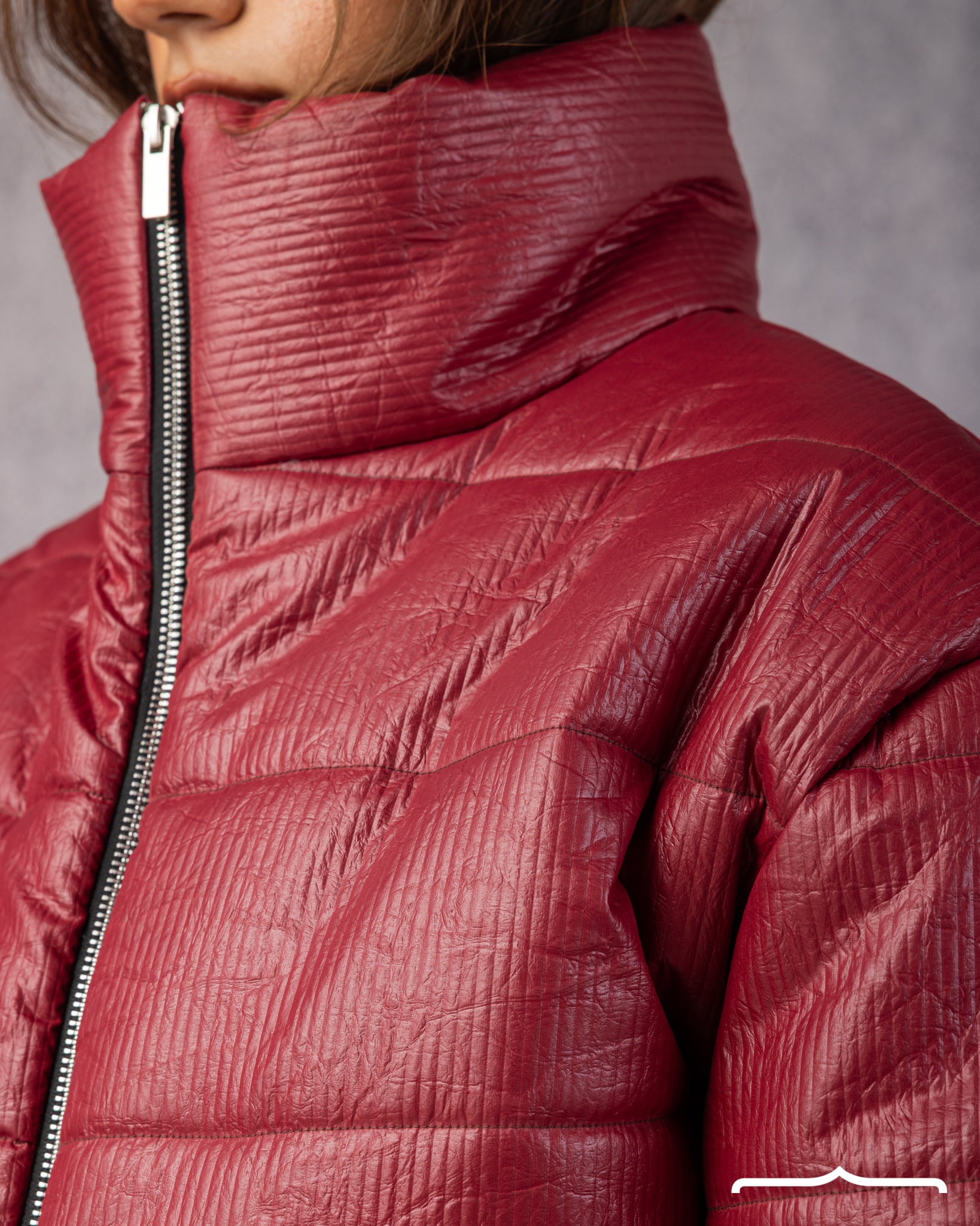 Cropped Waterproof Bomber Jacket