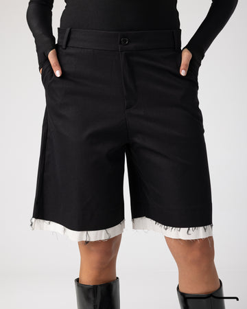 Tailored Knee-Length Shorts