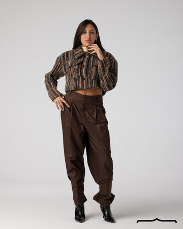 Cropped Tweed Jacket