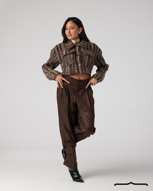 Cropped Tweed Jacket