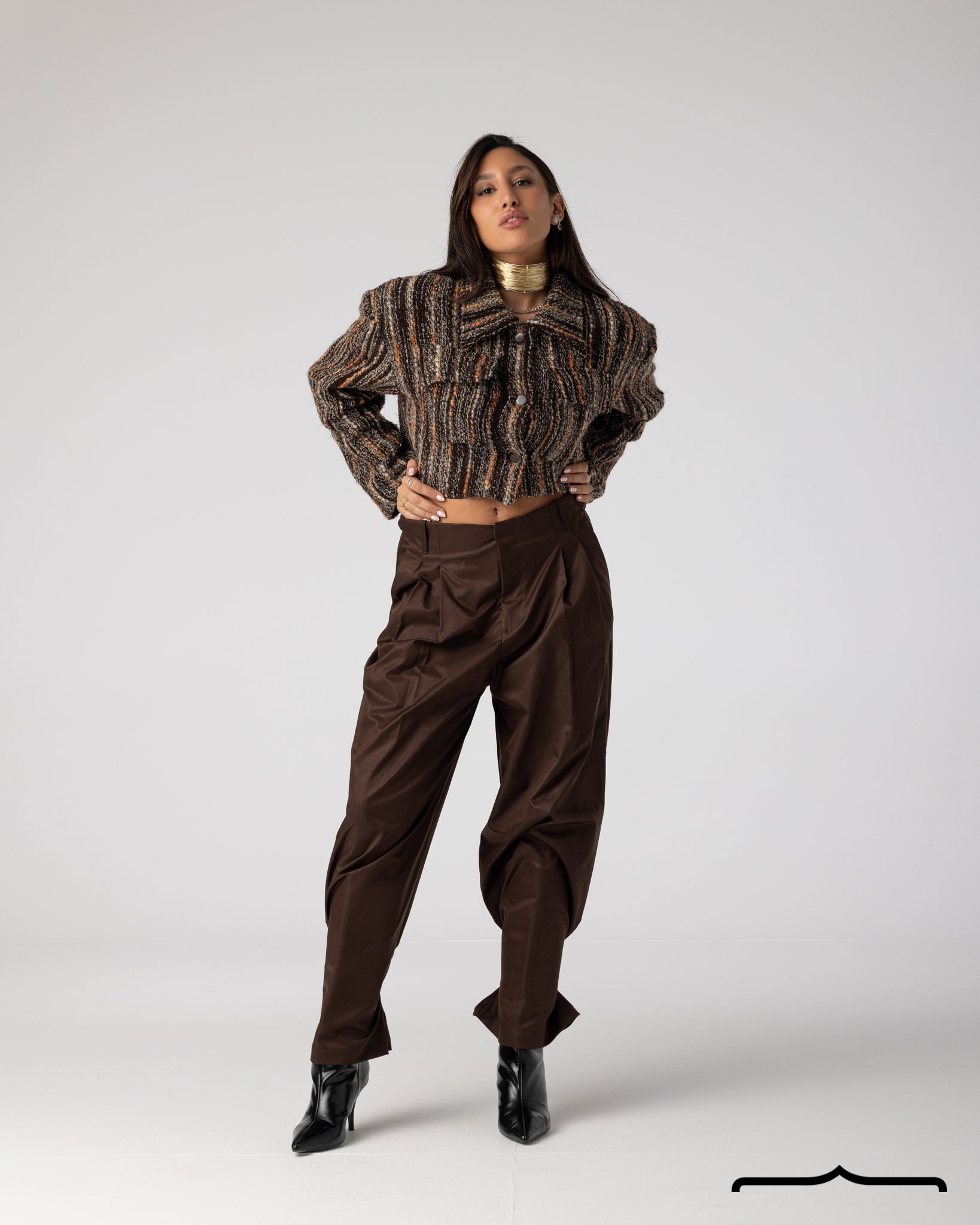 Cropped Tweed Jacket