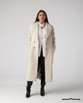 Long Beige Wool Coat