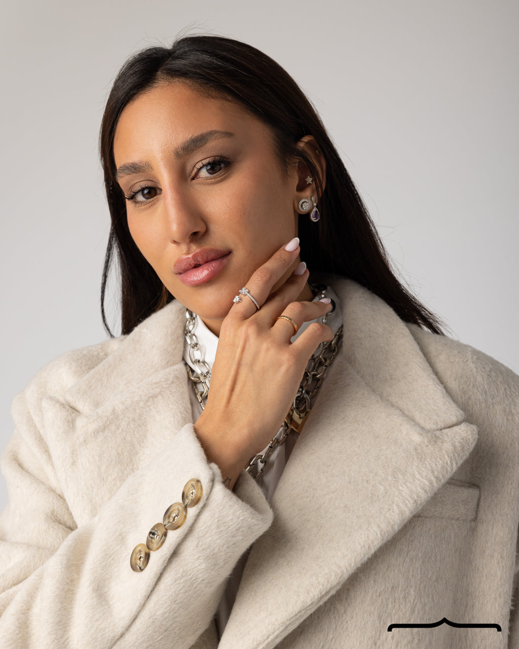 Long Beige Wool Coat