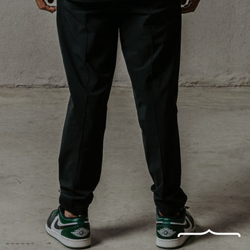 Drawstring sweatpants in Black