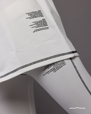 Stitched set in White