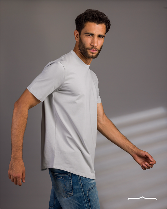 Curved Hem Volume 2 in Light Grey