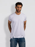 Side Split Volume 2 T-Shirt in White