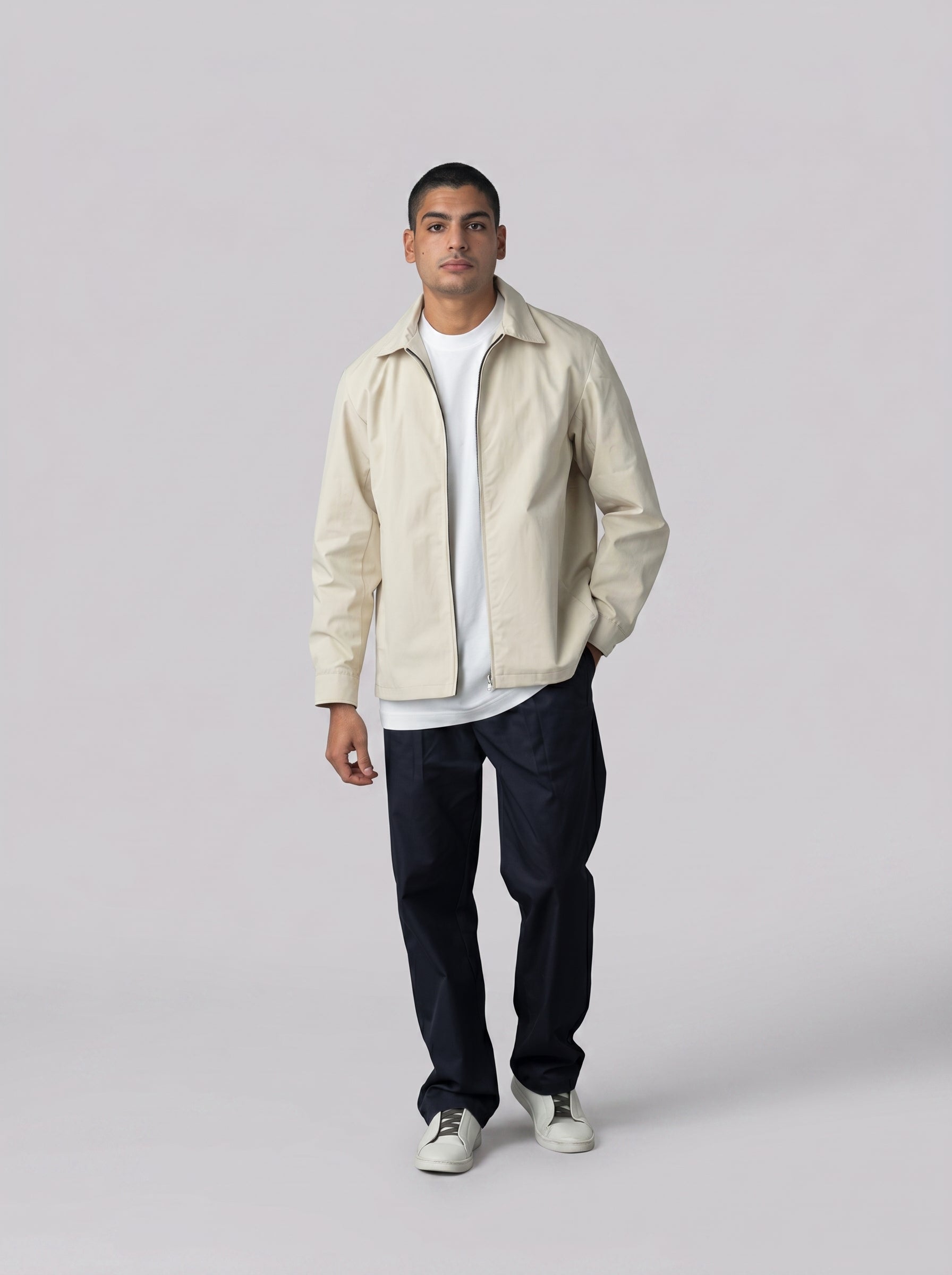 Signature Jacket in Beige