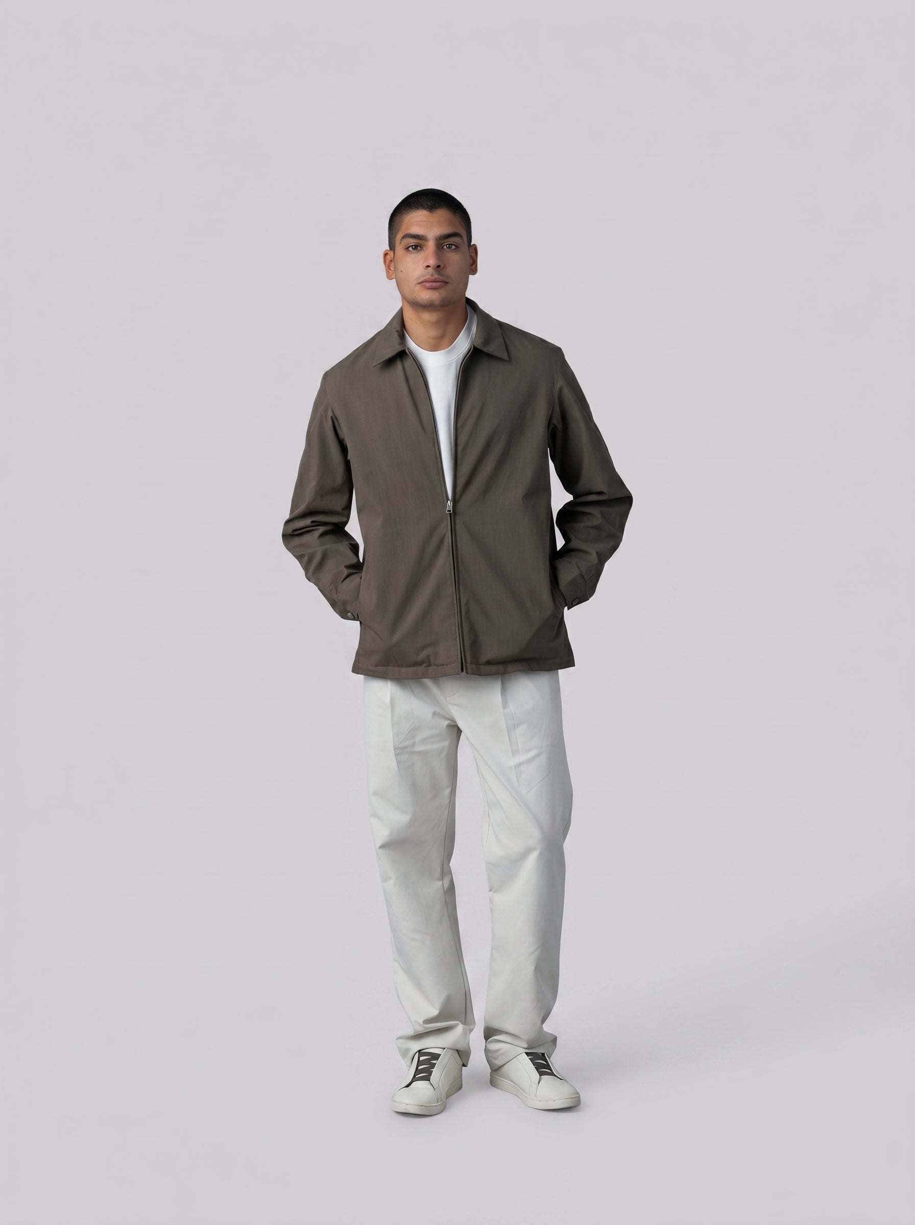 Signature Jacket in Brown