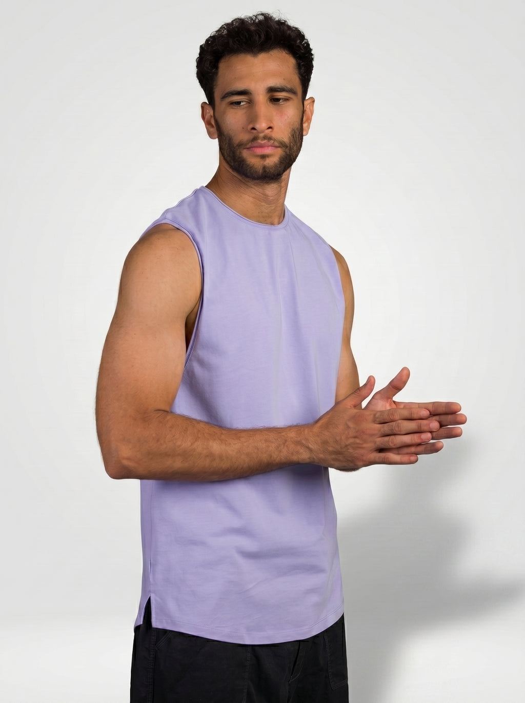 Sleeveless T-Shirt Volume 2 in Lavender