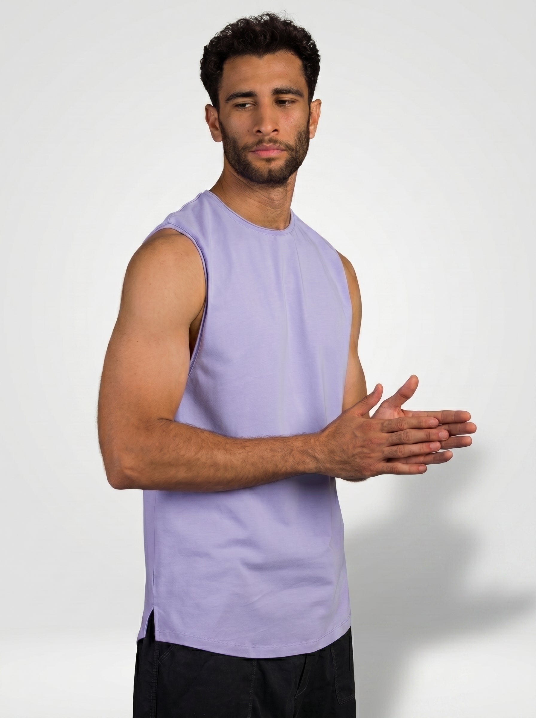 Sleeveless T-Shirt Volume 2 in Lavender