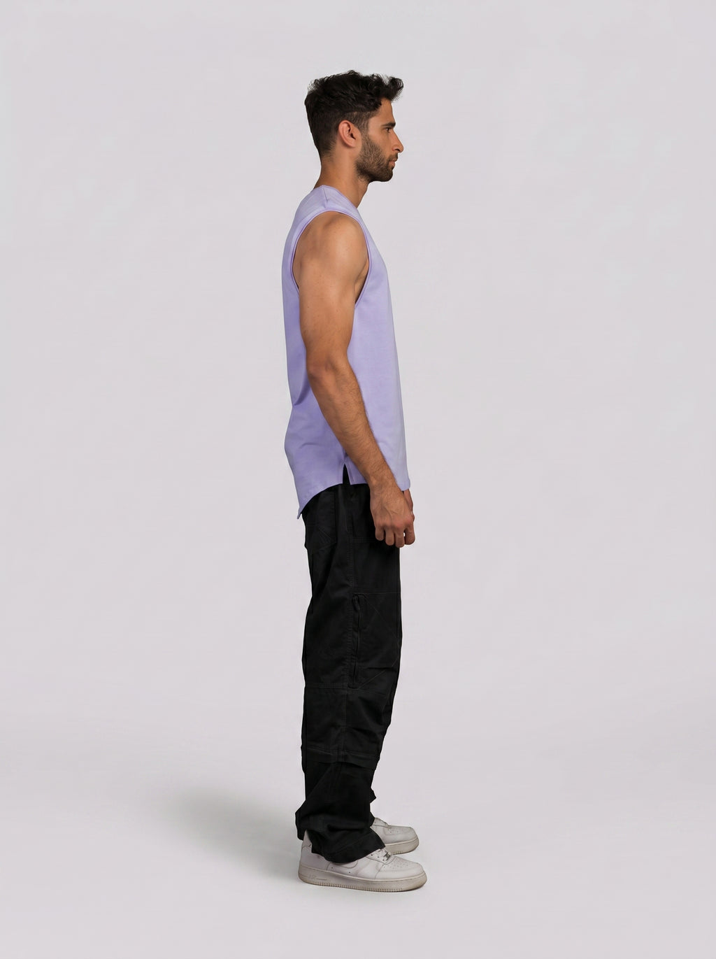 Sleeveless T-Shirt Volume 2 in Lavender