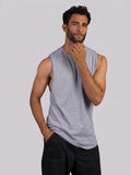 Sleeveless T-Shirt Volume 2 in Light Grey