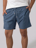 Solid Swim Short in Blue
