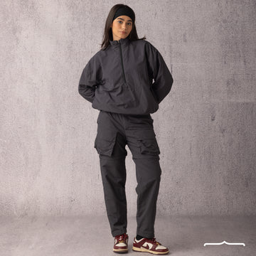 Adjustable pants set in Grey