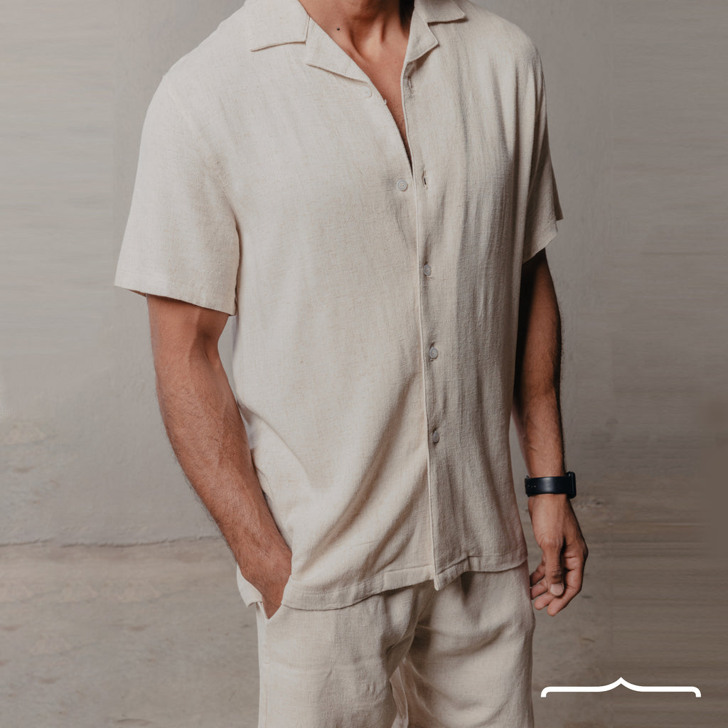 Linen set in Beige