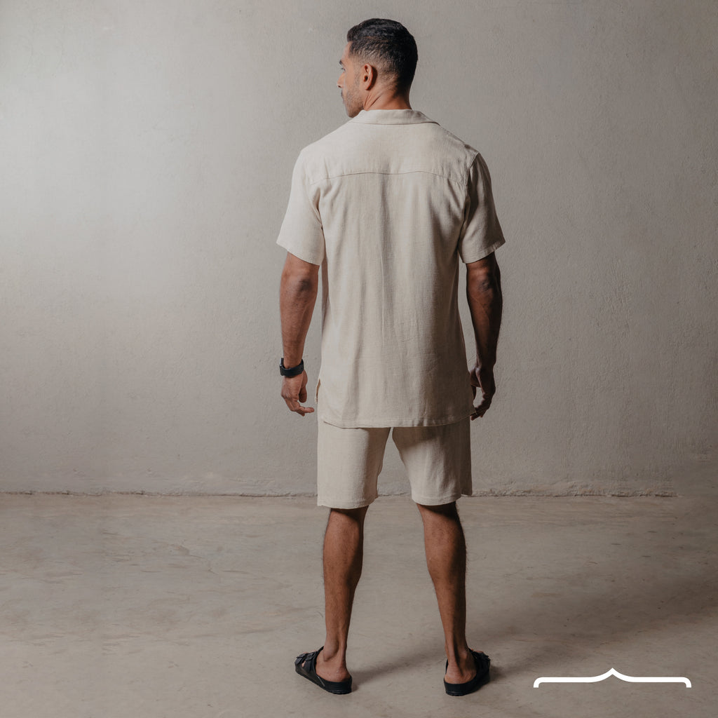 Linen set in Beige